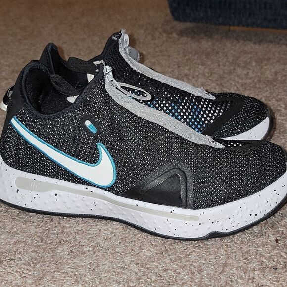 Nike Mens PG 4 CD5079-004 Black Basketball Shoes Sneakers Size 8.5 - Picture 9 of 14